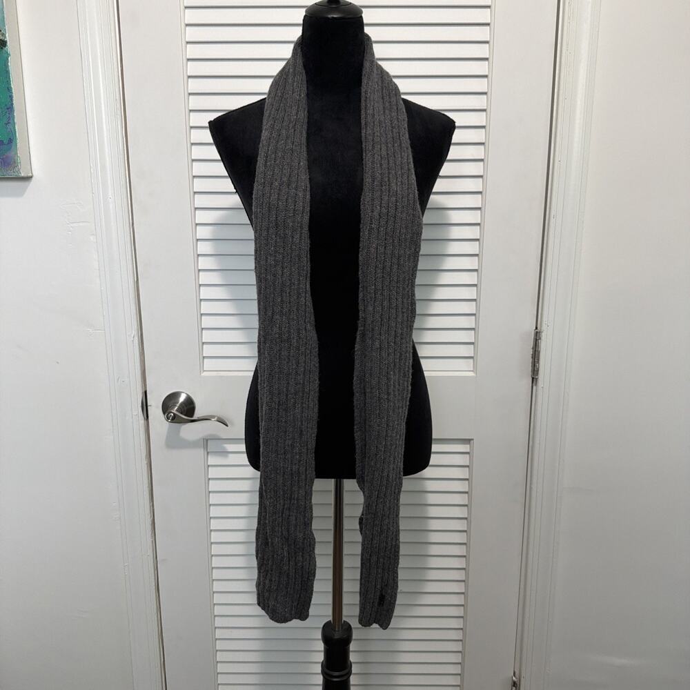 Polo Ralph Lauren Gray Knitted Scarf